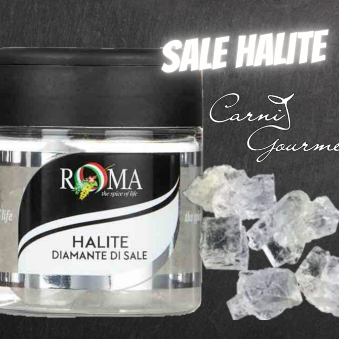 DIAMANTE DI SALE HALITE ROMA FINE FOODS vaso gr. 110